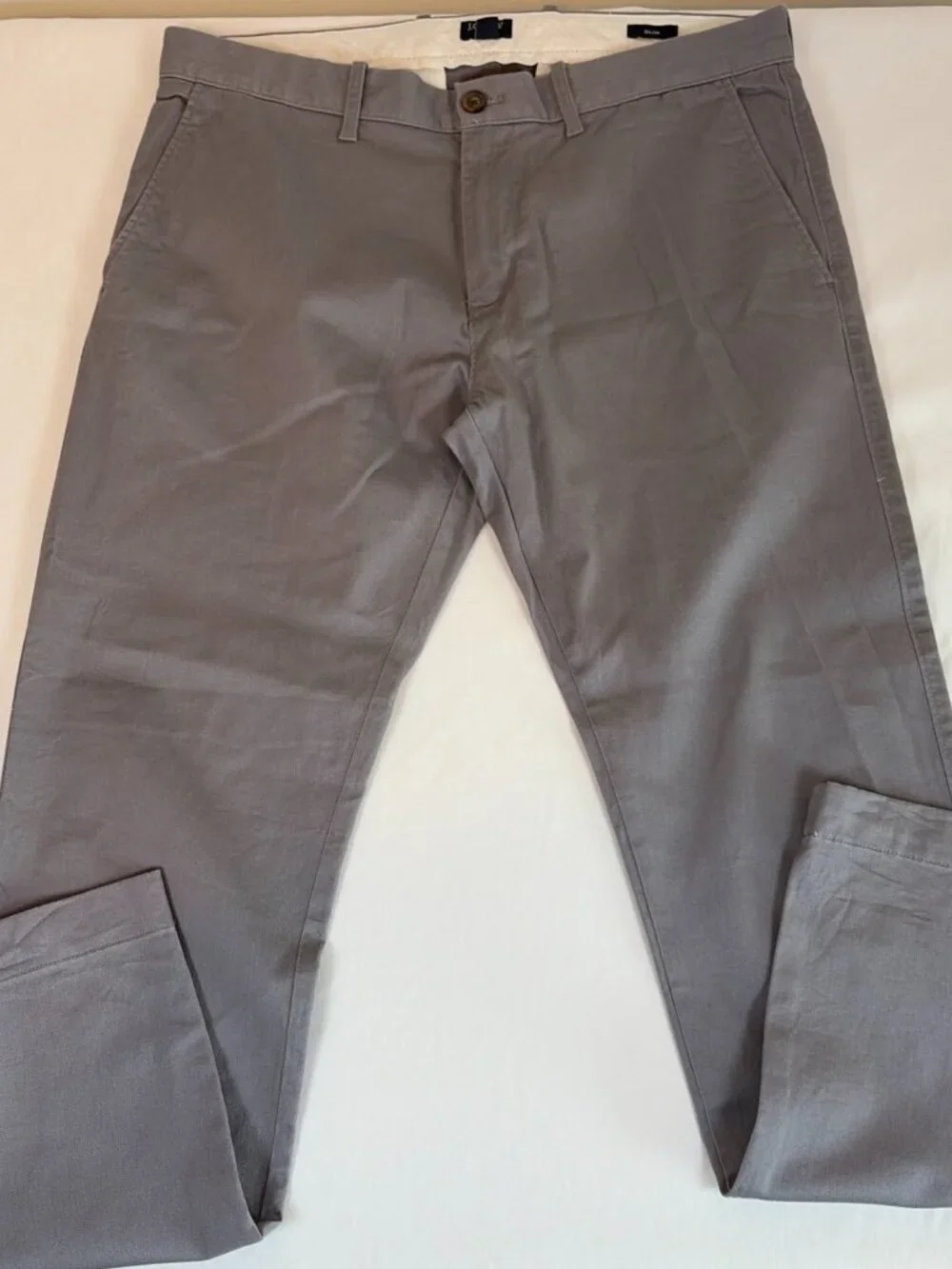 J. Crew Flex Slim Pants Men's 34x30 Gray